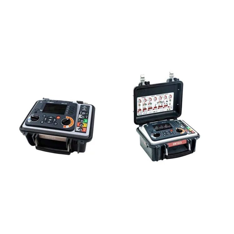 Megger DET2/3 Earth Ground Tester 50M KIT LG1/P1/P2/P3/P4/P5  Memory Storage and USB Download