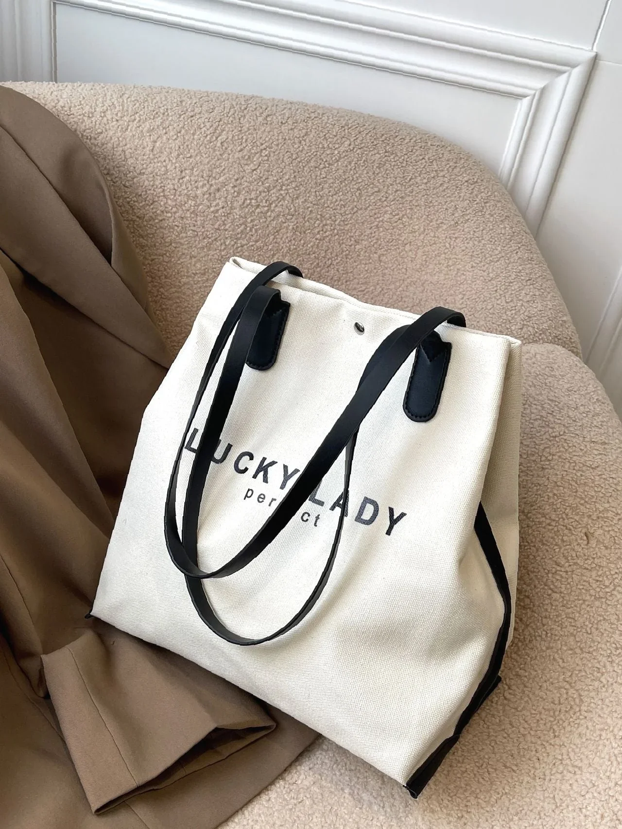 Terry Beach Towel Cloth Bag Custom Soft Luxury For Love Letter Graphic Shoulder Tote Bag Women Bags