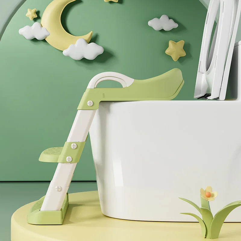 3 In 1 Potty Toilet Trainer Training Toilet Seat with Step Stool and Non-slip Ladder Reducer Portable Potty for Kids