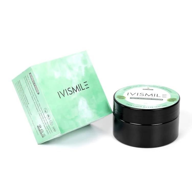 Wholesale  Activated Black Carbon Best Teeth Whitening Powder From China Private Logo With Case