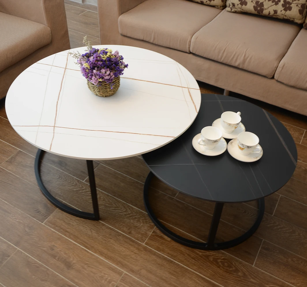 Amazon And Ebay Hot Sale Living Room Sofa Furniture Luxury Marble Top Coffee Table