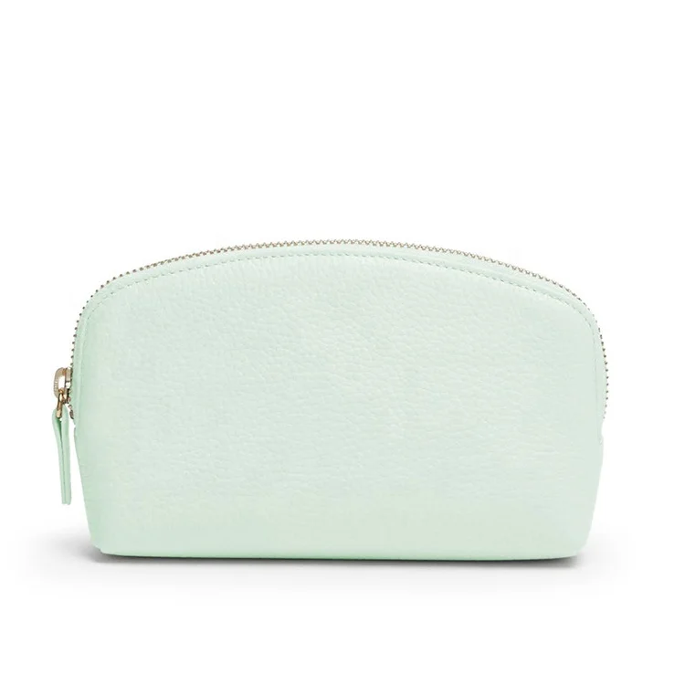 Wholesale Fashion Cosmetics Lichee Pattern Packaging Bag Sublimation Small Leather Pouch Bag Cosmetic Custom Logo for Women