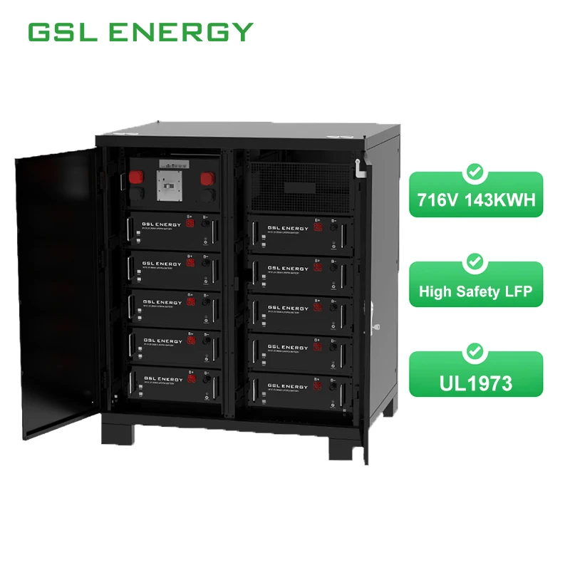 GSL ENERGY 100kw 143kw 200kw солнечная система Высоковольтная батарея для хранения литиевая солнечной системы
