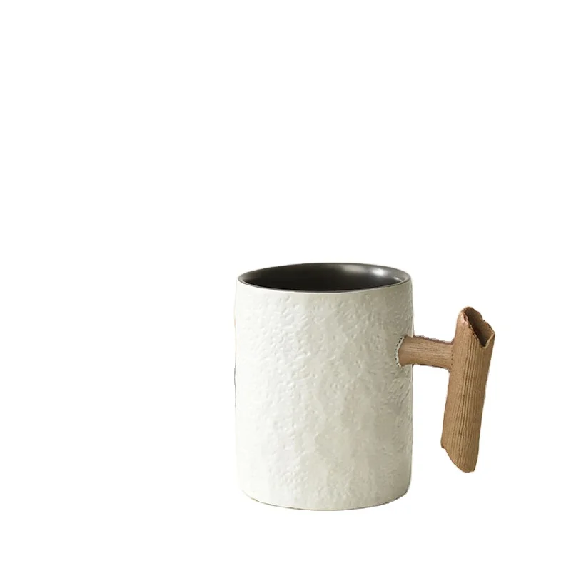 2021 Handmade Ceramic Mug Coffee Cup Japanese Style Ceramic Personality Art Retro Cup Breakfast Milk Mug