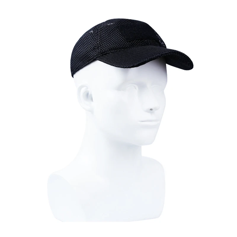 Wosport Hot Sale Adjustable Baseball Cap Mesh Cap With Patch Outdoor Sport Cap
