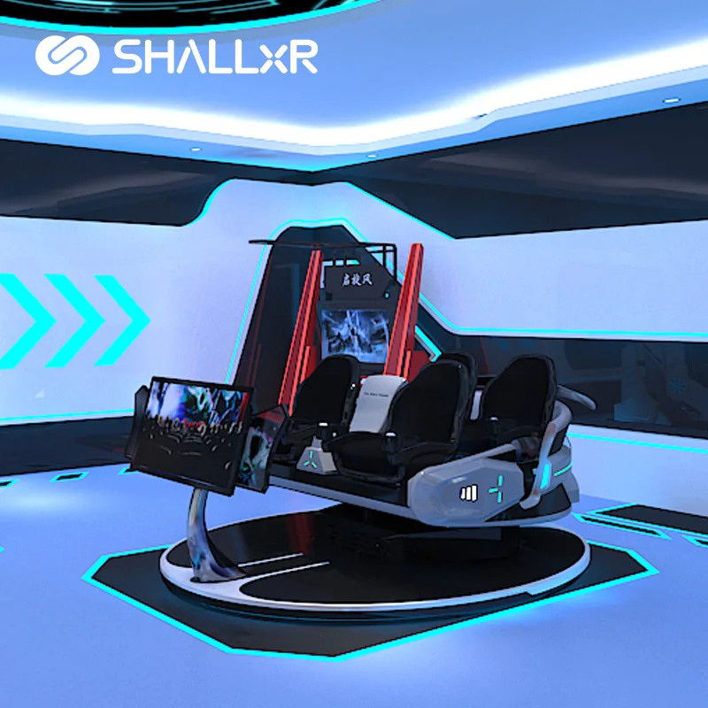 Metaverse Vr Park Equipment Shooting Game Roller Coaster Flight Racing Simulator Cockpit Vr Virtual Reality 9D Vr Gaming Chair