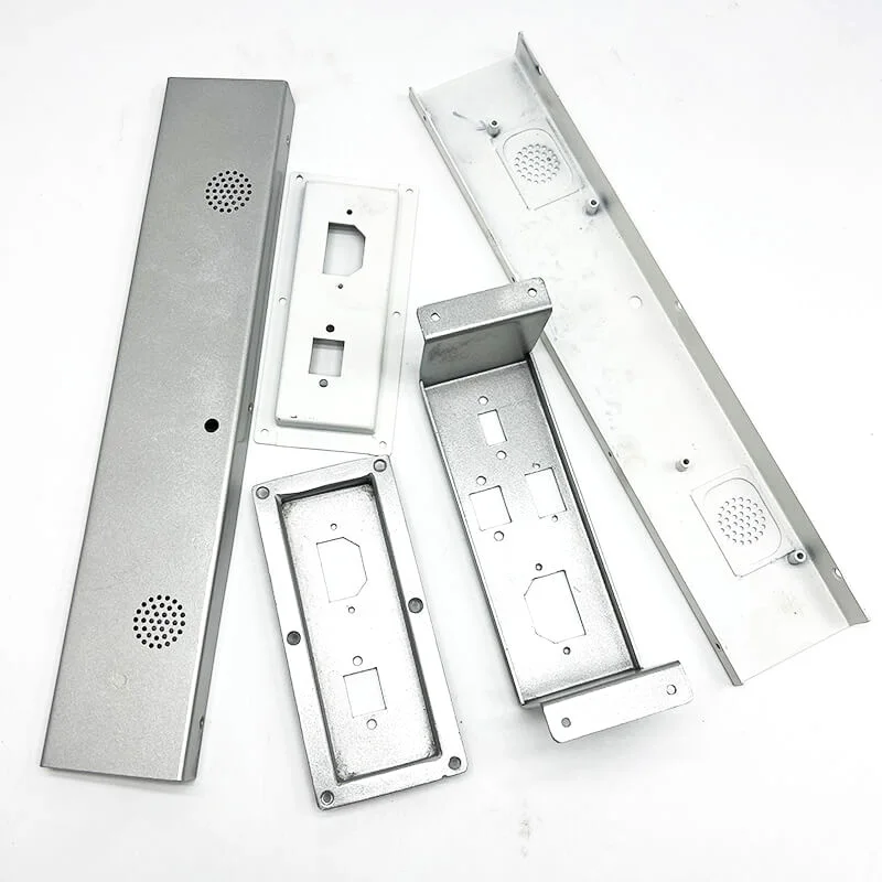 OEM Custom Metal Stamping Parts Sheet Metal Stainless Steel Mobile phone metal plate Aluminum Electronics Instrument Box