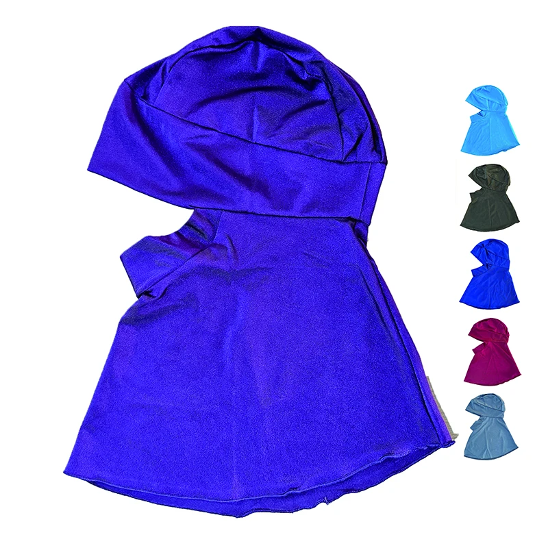 Fashion Women Hijabs Neck Cover Scarf Bonnet Inner Hijab hat Full Cover Bone Lady Islamic Muslim Headwear Hijab