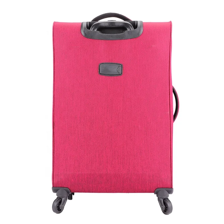 
Wholesale Fabric trolley travel suitcases bag 20 24 28 inch nylon material light weight luggage set 