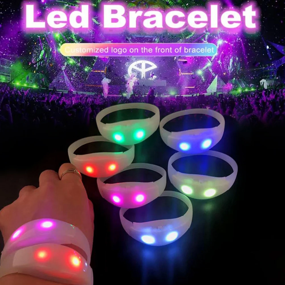 party coldplay wifi controller rfid lumineux led bracelet with remote control