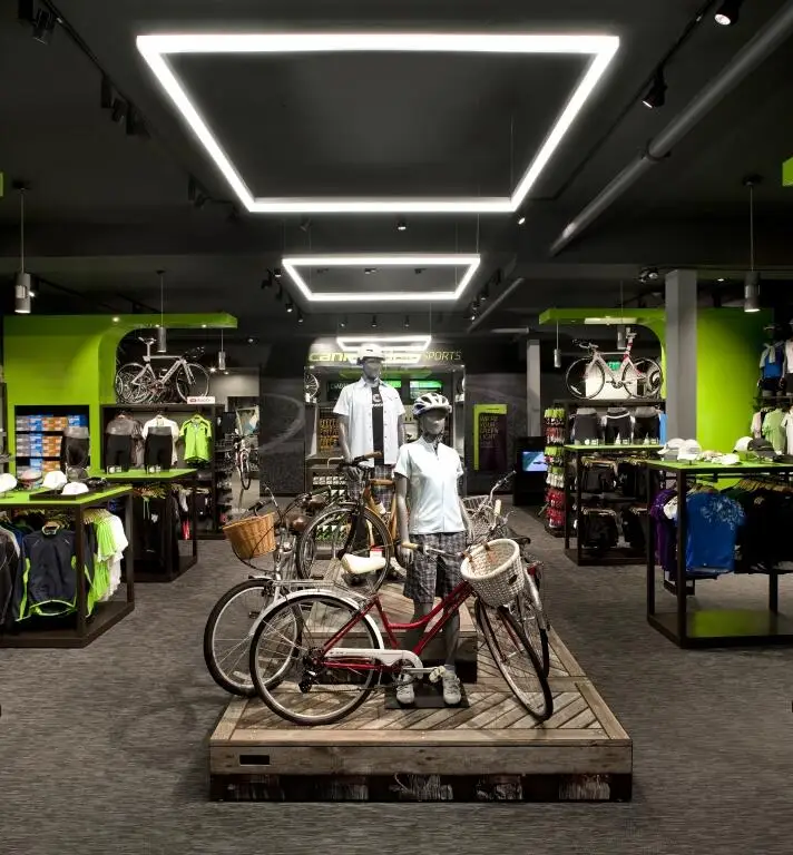 City Road Scooter Retail Store Bicycle Retail Display Stand Rack Mountain Bike Shop Display Furniture