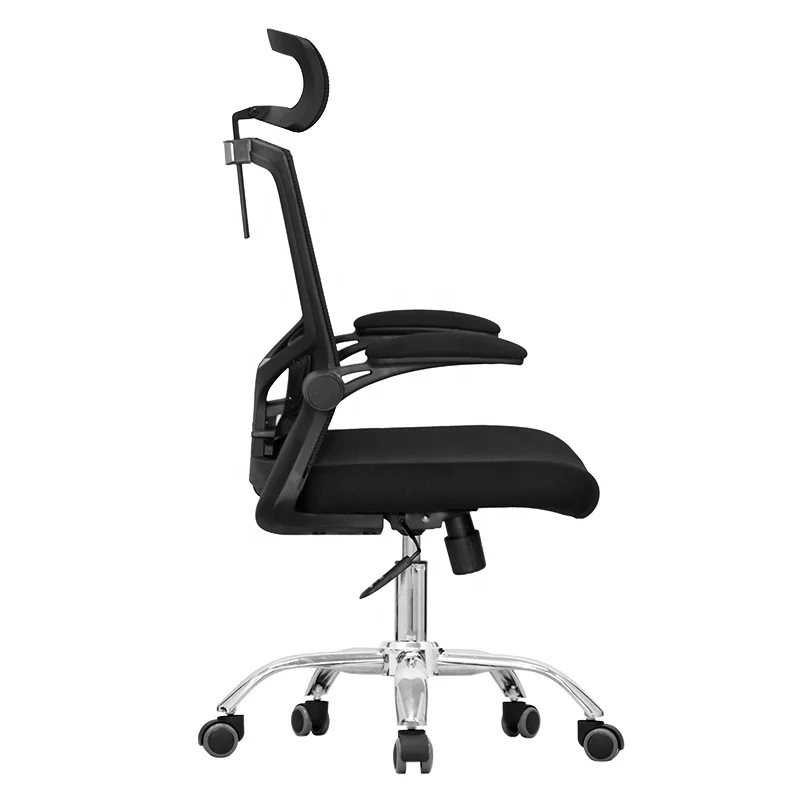 Cheap price ergonomic single level locked office staff recliner computer chair swivel