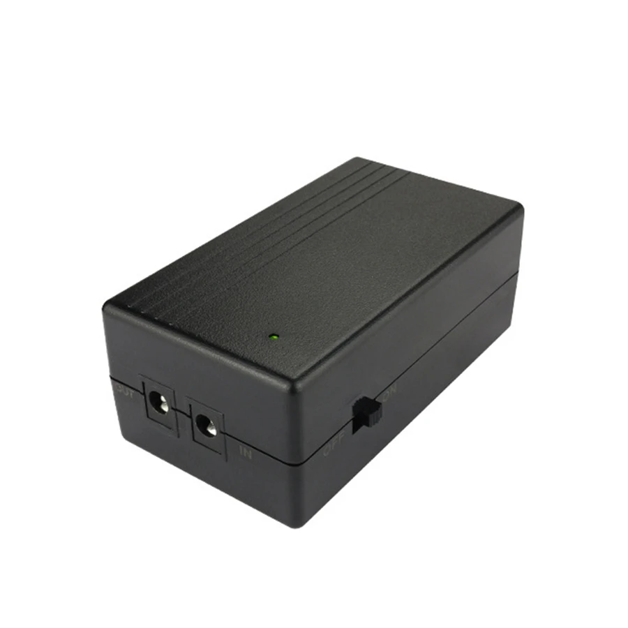 CCTV Camera Modem 18650 Lithium Battery Backup Online 9V 1A Mini UPS 18650 Lithium Battery Backup for WiFi Router DVR /