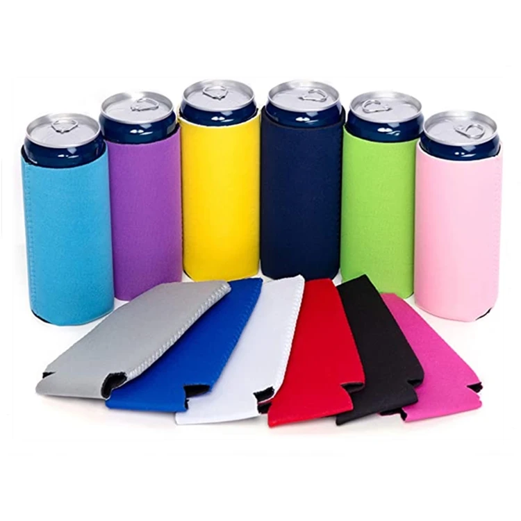 12 Oz Slim Neoprene Can Cooler Neoprene Beer Cans Cooler Sleeve For Beer