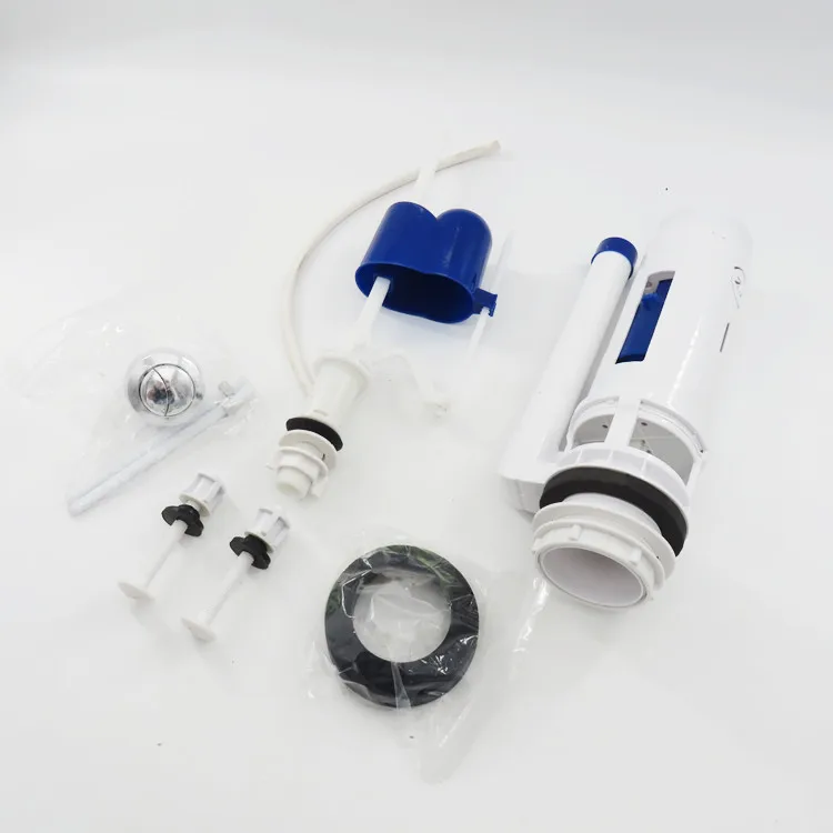 Toilet tank Accessories Old-fashioned Toilet Drain Valve Inlet Valve Button Upper Water Valve Outlet Set