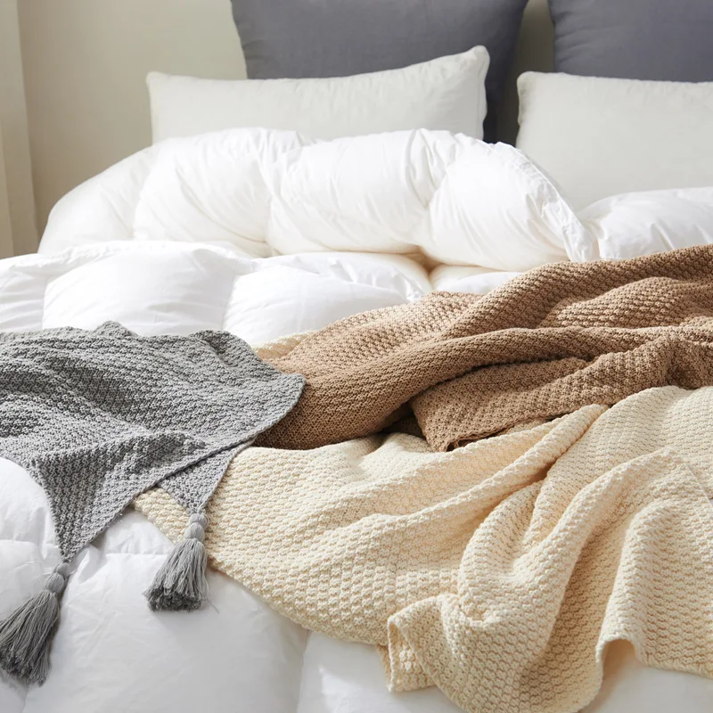 2021 Top Seller Home Custom Baby Adult Soft Cable Kit Super Soft Weighted Throw Blanket