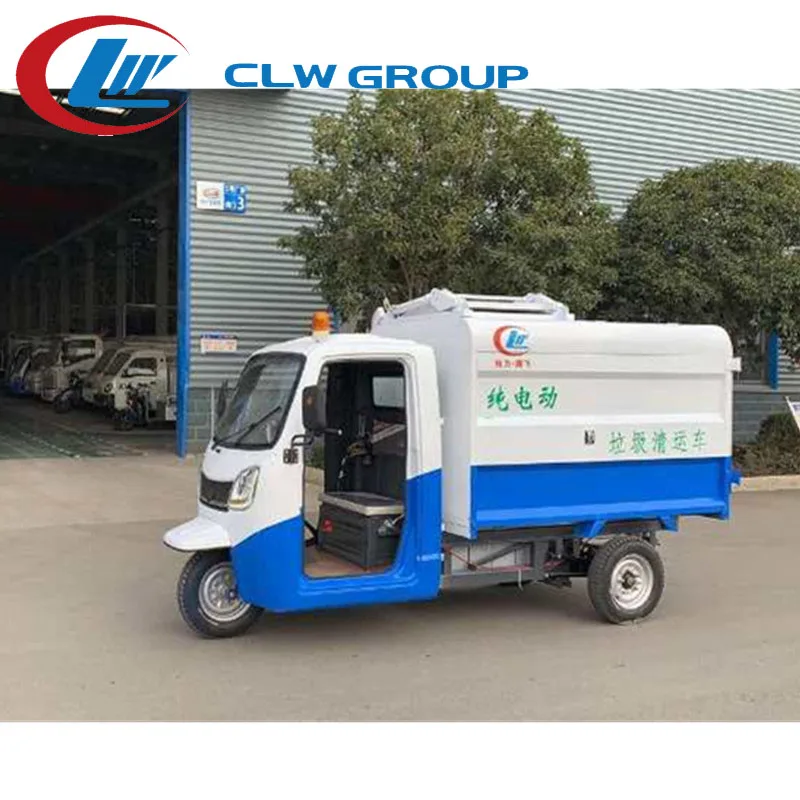 High Quality Sanitation Battery Wastage Cargo Electric Tricycle Three Wheel Garbage Collection Vehicle