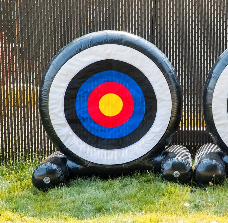 cheap Indoor Leisure Games inflates archery darts and Football Darts double face inflates dartboard