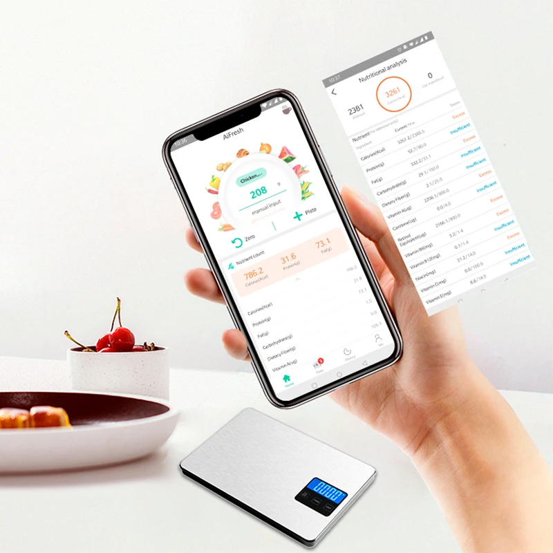 Multifunction Portable Mini Food Scale For Sale Stainless Steel Smart Electronic Digital Food Kitchen Weight Scales