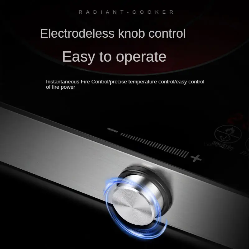 Low Price 2200W Electric Ceramic Stove Infrared Heating Household Hot Pot BBQ portable cooker electric Induction Cooktop single