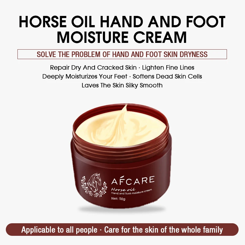 Foot Pain Relief Cream Moisturizing Exfoliating and Horse Oil 100% Natural Foot Cream Hand Cream