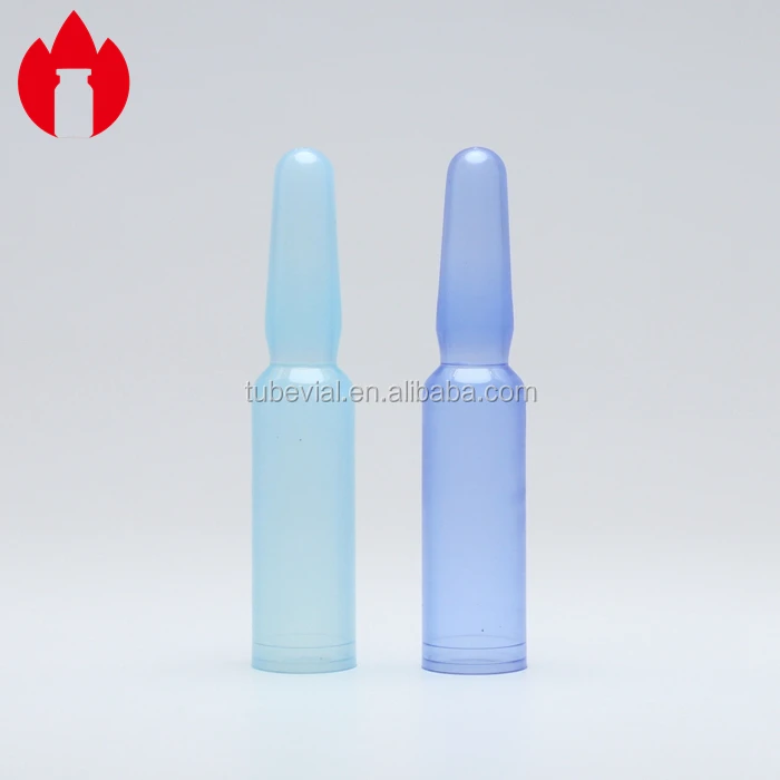 disposable 1.5ml supplements cosmetic essence liquid empty packaging medical small serum bottle plastic ampoules Industrial Use