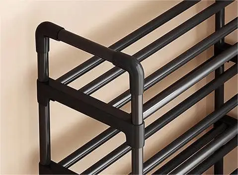 8 Tier Simple Design Free Standing Shoe Shelf Rack Storage Stand Shoe Rack