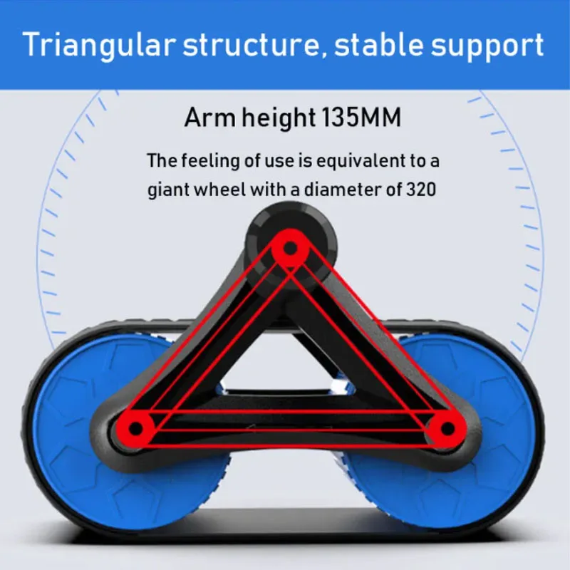 Abs Machine Roller AB Wheels Set Abdominal exercise Wheel Pulley roller Slimming Fitness Core Sliders Exercise Gear Equipment