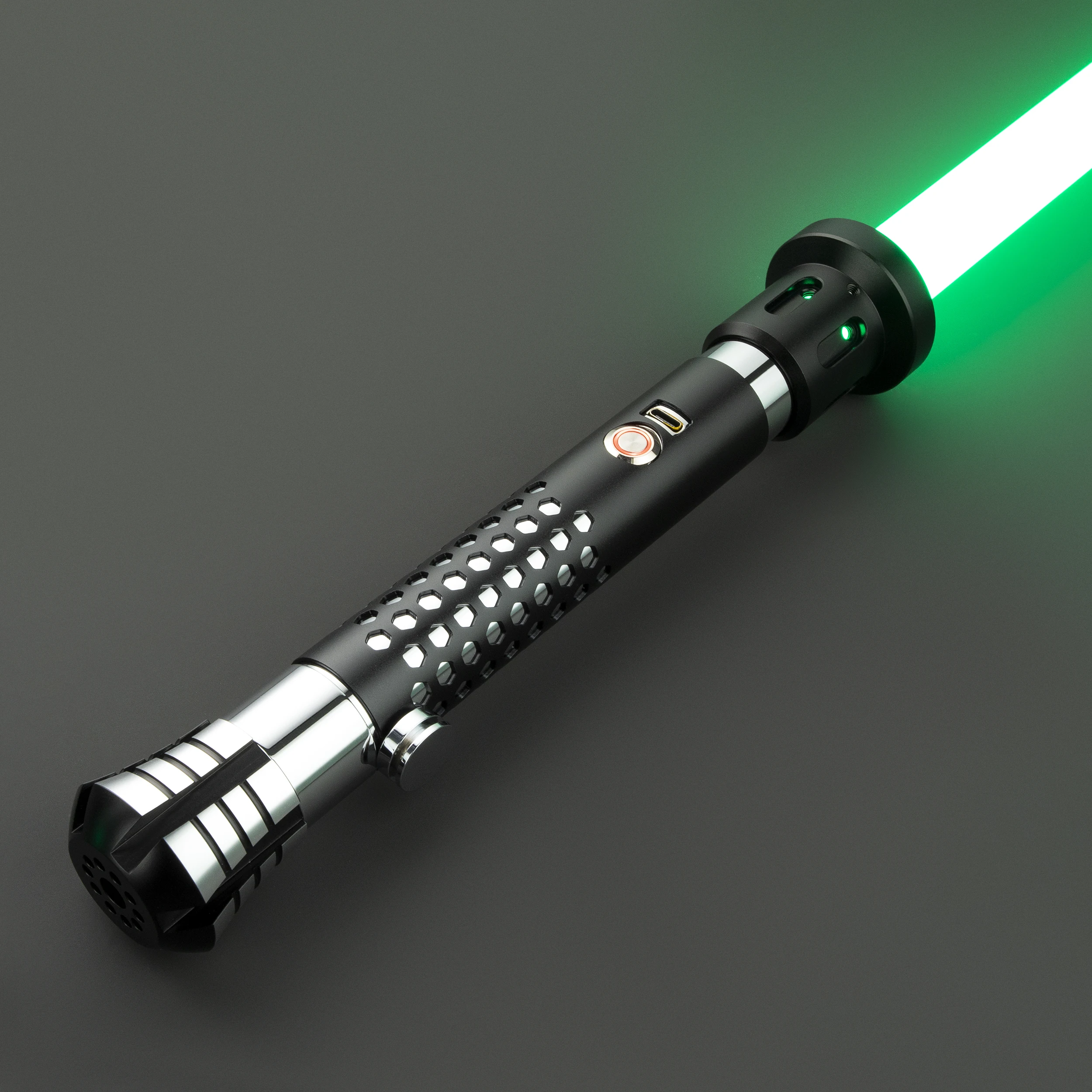 Wholesale Saber - Metal Hilt Rechargeable LED Lightsaber Sword, Force FX Dueling Style, Light-Up Gifts & Toys