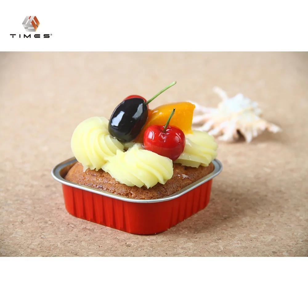 Food Service Kitchen Use for Desserts & Cakes Square Aluminium Foil Container Supplier