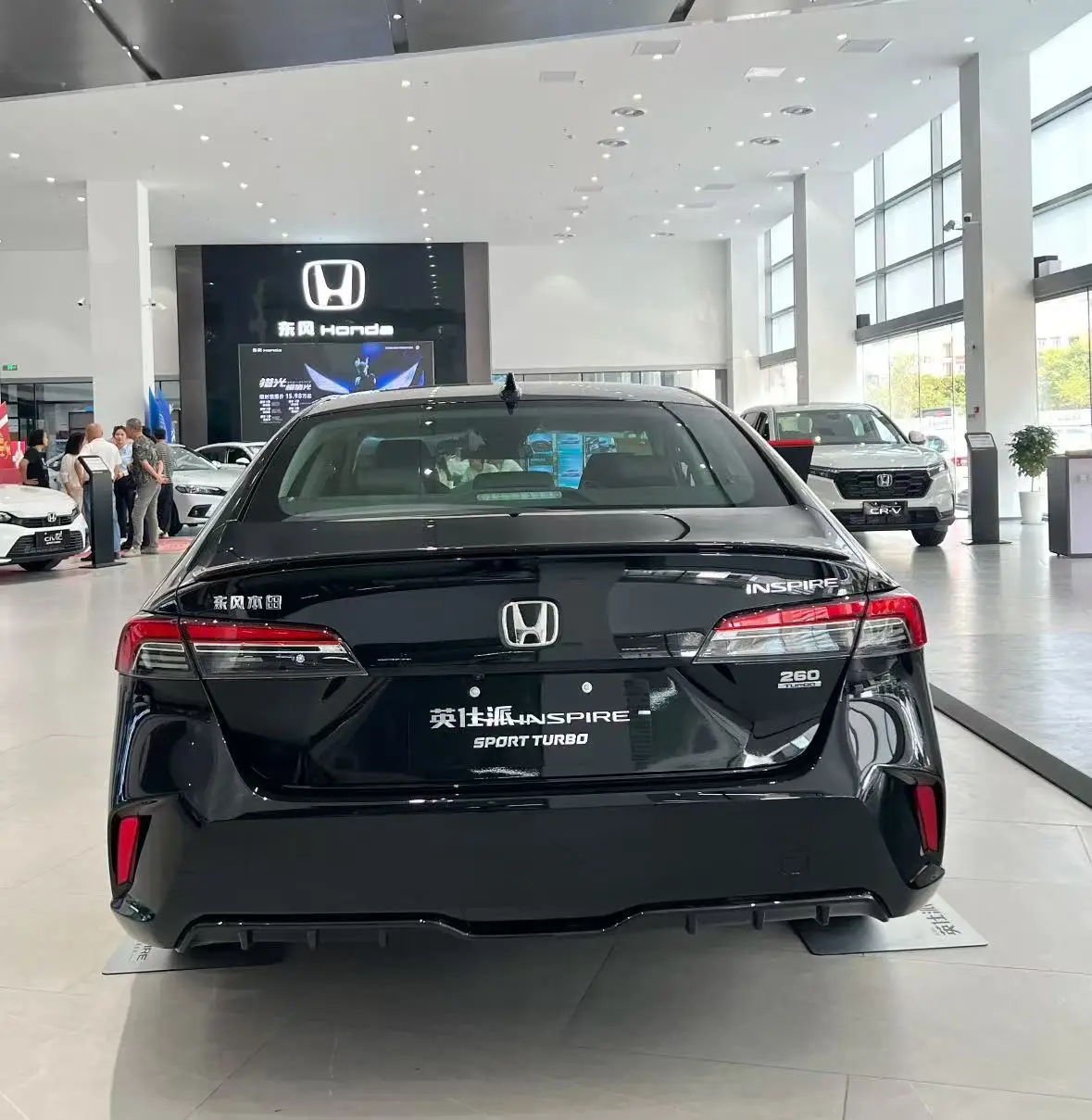 Hondas Inspire Высокое качество турбо бензиновый седан с левым рулевым автоматическим редуктором задняя камера кожаные сиденья R18 шины FWD