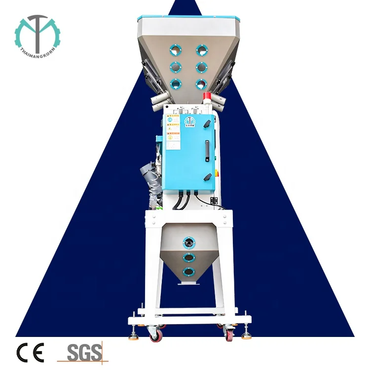 High Capacity Plastic Gravimetric Doser Blender Weigh Scale Gravimetric Batch Blender