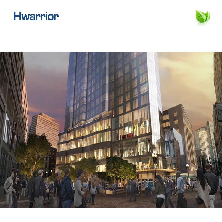 Factory wholesale glass curtain wall awning windows for building glass cladding