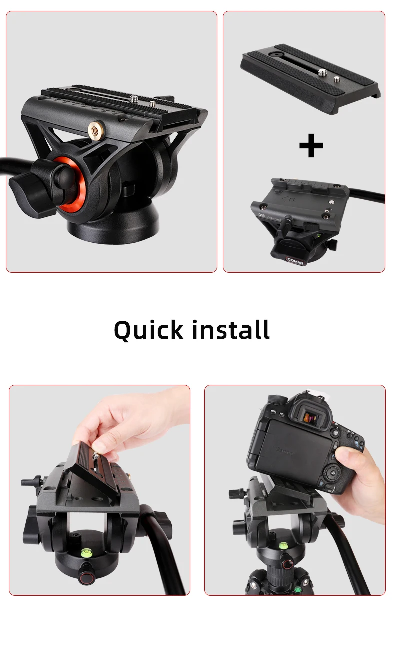 Coman new product BMQ5S wholesale factory lightweight quick release plate compact