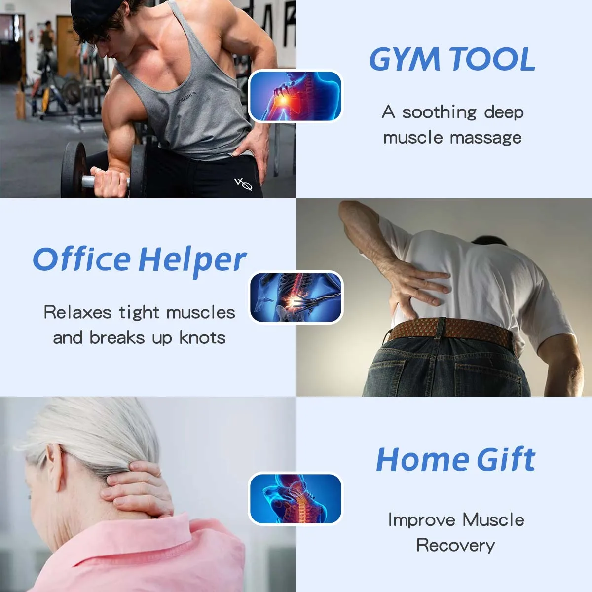 Factory OEM Muscle Massage Gun Heart Rate Calorie Calculate Powerful Professional Deep Tissue Percussion Massage Gun For Athlete