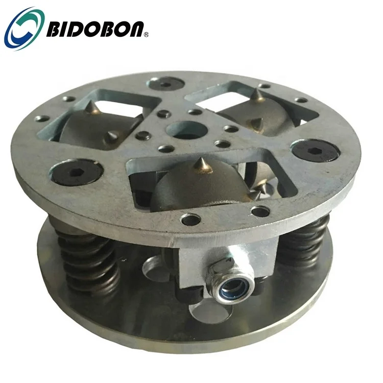 Bidobon 125mm 6.3inch Tungsten Steel Diamond Granite Bush Hammer Disc for Stone Grinding