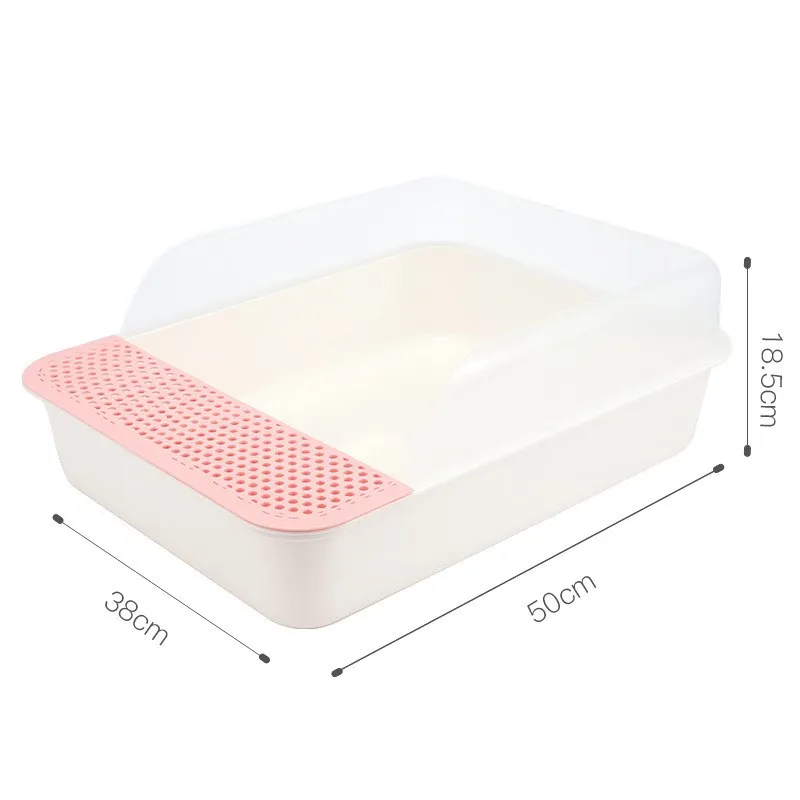 Cat Litter Box Semi-Enclosed And Removable Cat Toilet Anti-Splashing And Smelly Cat Litter Box