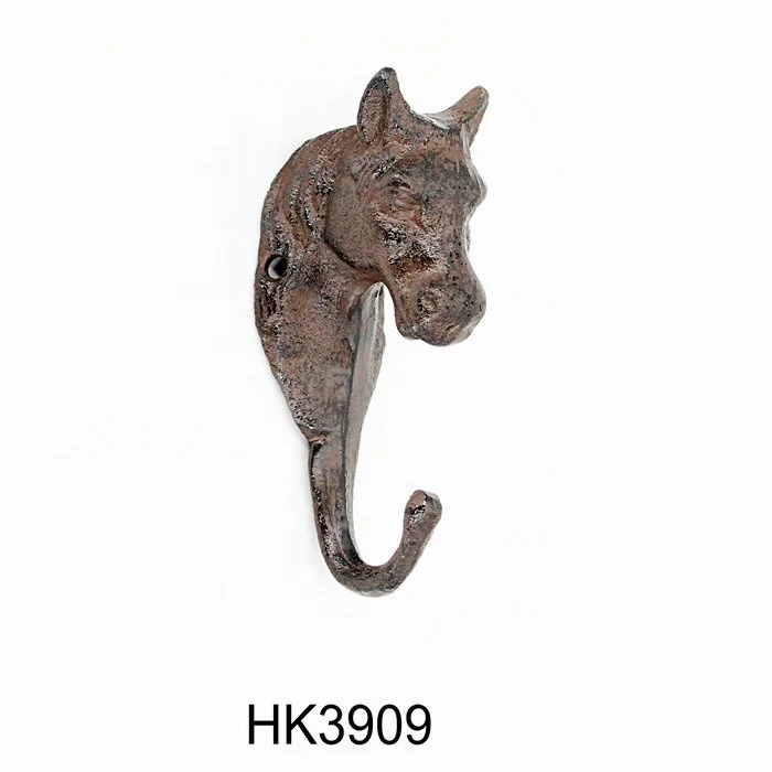 rustic cast iron wall mounted hanger hooks vintage metal heavy duty mushroom coat hooks for hanging coat hat key bag