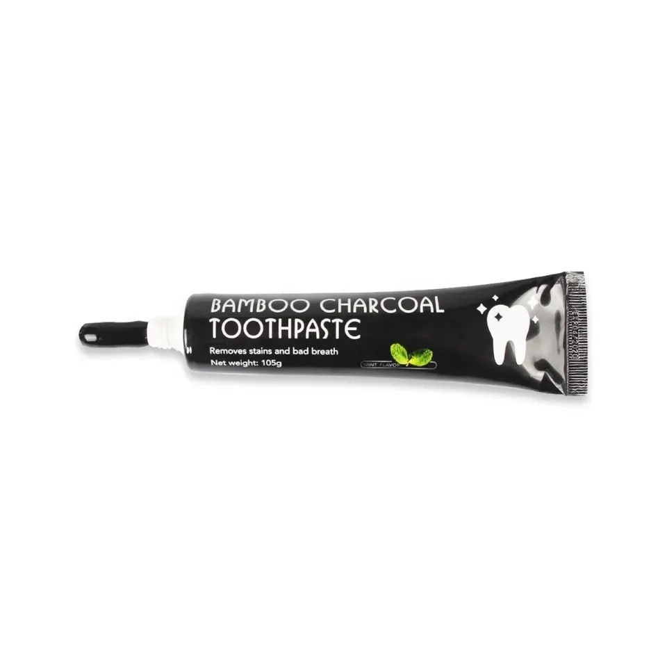 Lidercare Wholesale 105g Black Charcoal Toothpaste Natural Formula Organic Whitening Toothpaste With Custom Logo