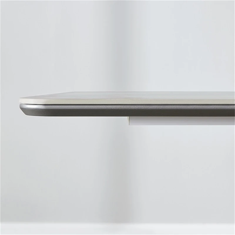 dw1086 quanu luxury 6 chairs family banquet open dining table sideboard cabinet with drawers