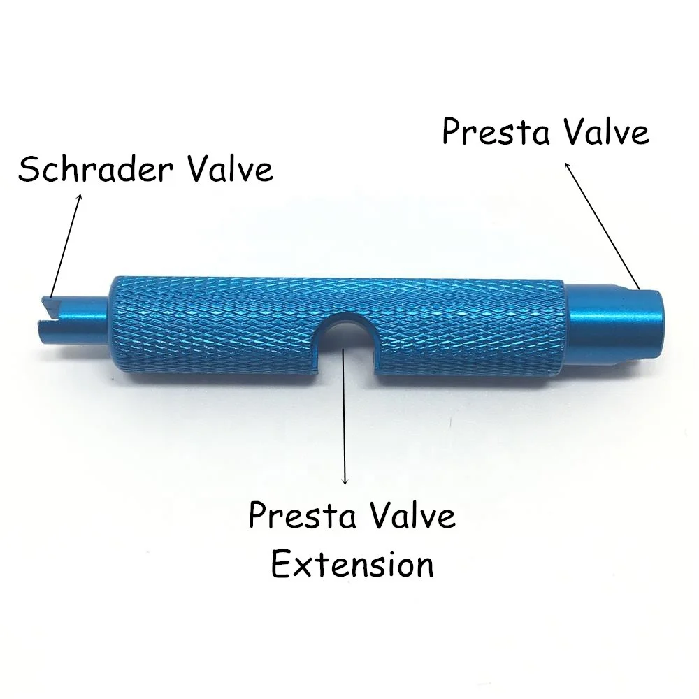 Bicycle valve core removal tool for presta and schrader valve