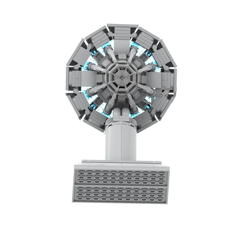 Goldmoc Arc Reactor Iron Heart Model Blocks Man Education Kids Toys Model DIY Education Assembly Building Blocks Sets
