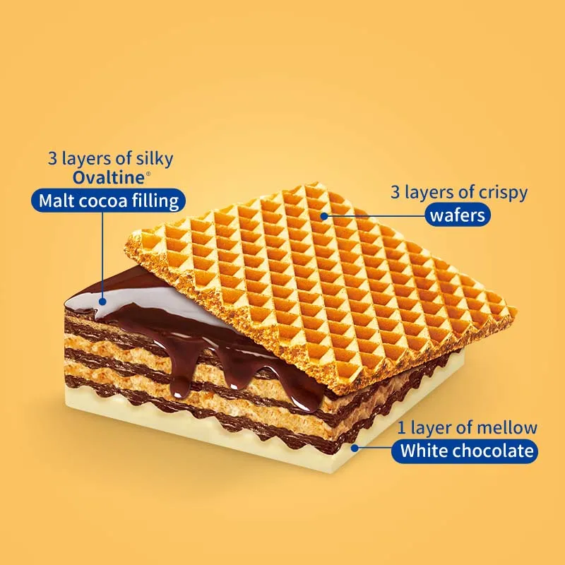 Mangehuafu Manufacturers Cookies Chocolate flavor Wafers Biscuits delicious Healthy Food Wholesale