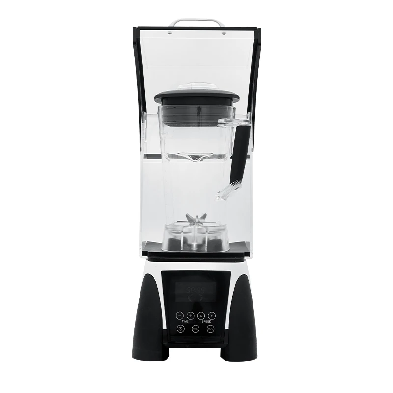 High Quality 1800W Electric Commercial Blender Hotel Use Variable BPA Free Pure Copper Heating Ice Crushing Stainless Steel