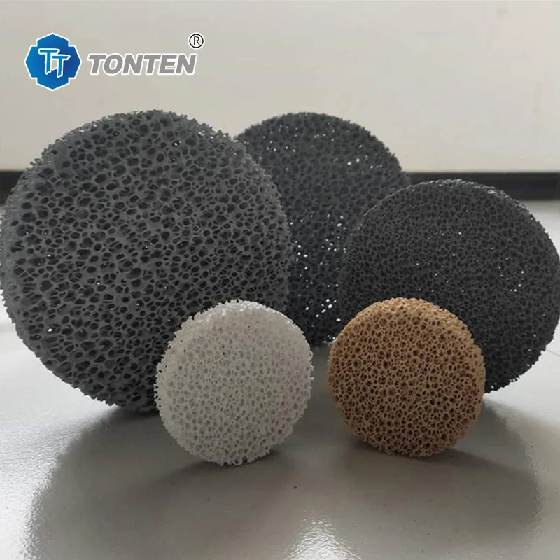 Excellent Ceramic Foam Filter For Lead Casting Heat Resistant Coating Protect Filter Integrity