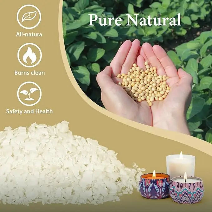 500g Soy Wax Wholesale DIY Candle Lover Tool Handmade Wax Candle Supplies Scented Candles Accessories Natural Soy Wax for Making