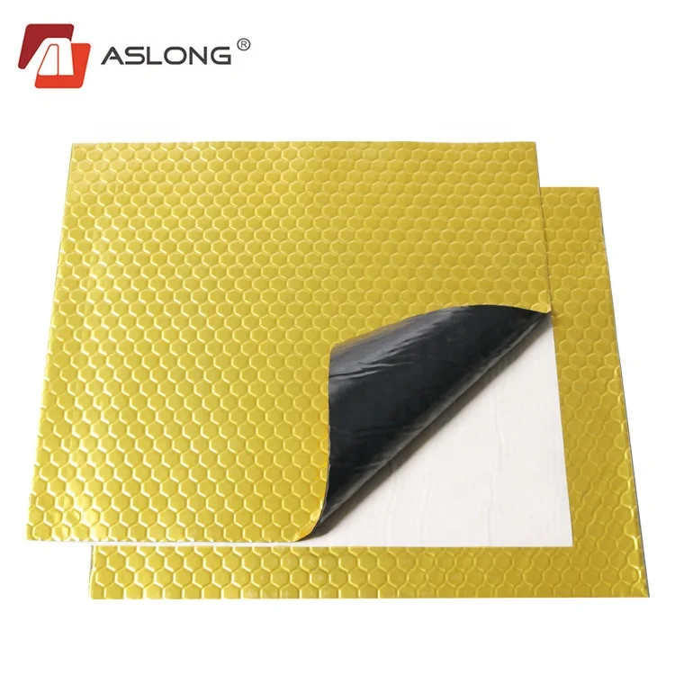 Sound Insulation Butyl Mat Damping Sheet Self-adhesive Deadening Noise Reducing Soundproof