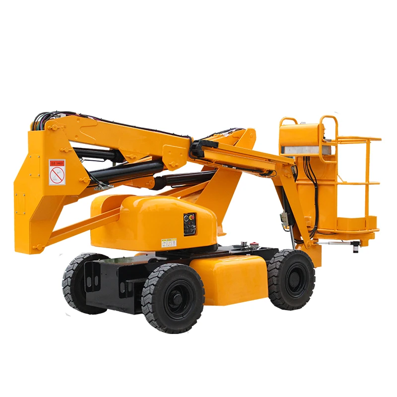 Powerful Towable Articulated Boom Lift for Neighborhood Unit Improvements