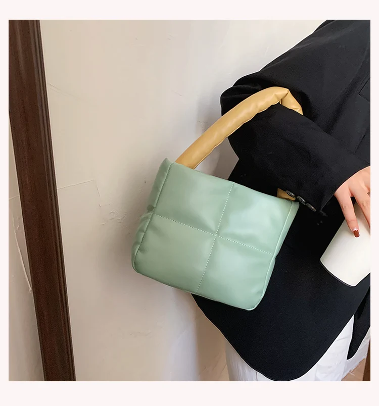 
2021 ins hot sale pu leather handbags for women casual ladies fashion tote bag 