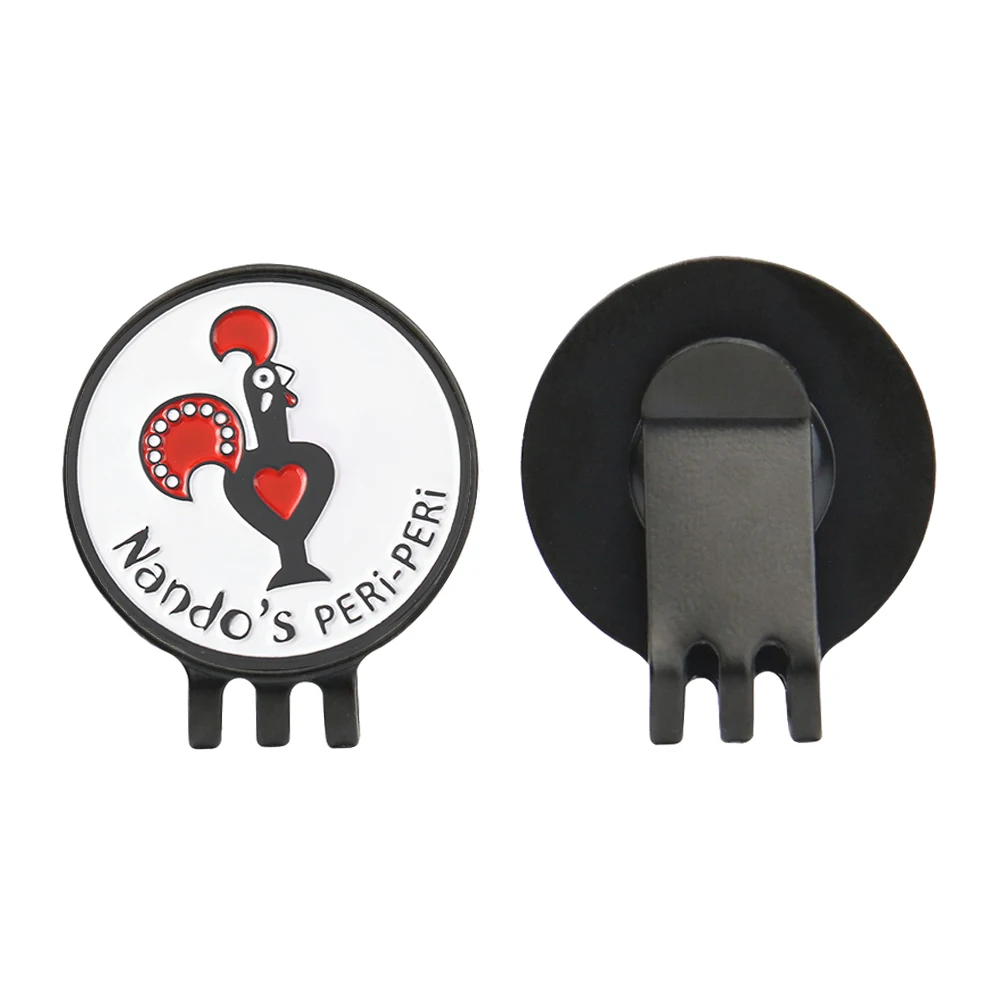 Best Sale Metal Magnetic Golf Hat Clip Blank Print Laser Epoxy Golf Ball Marker Engravable Ballmarker Custom Logo